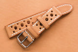 The House Of Straps | Horween Essex Natural Racing Leather Watch Strap