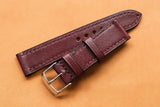 The House Of Straps | Wickett & Craig Burgundy Full Stitch Strap