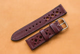The House Of Straps | Wickett & Craig Bridle Burgundy Racing Strap