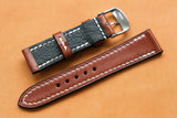 The House Of Straps | Wickett & Craig Med Brown Full Stitch Strap