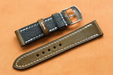 The House Of Straps | Wickett & Craig Olive Full Stitch Strap