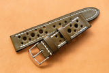 The House Of Straps | Wickett & Craig Bridle Olive Racing Strap