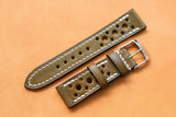 The House Of Straps | Wickett & Craig Bridle Olive Racing Strap