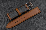 Barenia Tan Full Stitch Leather Watch Strap