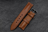 Barenia Tan Half Padded Leather Watch Strap