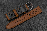 Barenia Tan Racing Leather Watch Strap