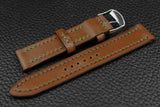 THOS Italian Chestnut Leather Watch Strap