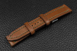 THOS Italian Chestnut Leather Watch Strap