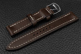THOS Italian Espresso Leather Watch Strap