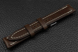 THOS Italian Espresso Leather Watch Strap