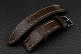 THOS Italian Espresso Leather Watch Strap