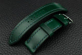 THOS Italian Green Leather Watch Strap
