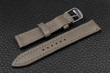THOS Italian Grey Leather Watch Strap