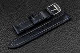 THOS Italian Navy Leather Watch Strap