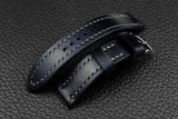 THOS Italian Navy Leather Watch Strap