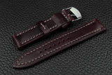 THOS Italian Purple Leather Watch Strap