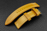 THOS Italian Yellow Leather Watch Strap