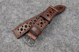 Horween Chromexcel Brown Racing Leather Watch Strap