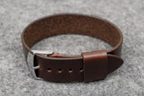 Horween Chromexcel Brown Wide Pass Through Leather Strap