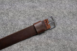 Horween Chromexcel Brown Wide Pass Through Leather Strap
