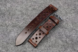 Horween Chromexcel Brown Unlined Racing Leather Watch Strap