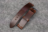 Horween Chromexcel Brown Unlined Side Stitch Leather Watch Strap