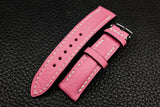 Chevre Rose Half Padded Leather Watch Strap