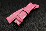 Chevre Rose Half Padded Leather Watch Strap