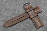 Horween Chromexcel Natural Half Padded Leather Watch Strap