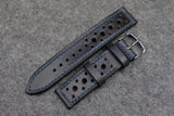 Horween Chromexcel Navy Racing Leather Watch Strap