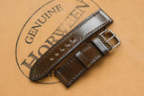The House Of Straps | Horween Shell Cordovan Armagnac Full Stitch Watch Strap