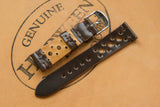 The House Of Straps | Horween Shell Cordovan Armagnac Unlined Racing Watch Strap