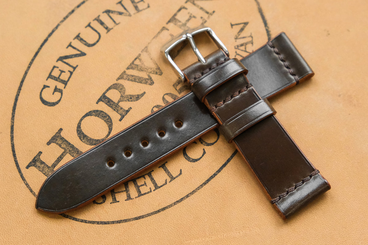 Horween Shell Cordovan Armagnac Unlined Top Stitch Leather