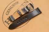 The House Of Straps | Horween Shell Cordovan Armagnac Unlined Top Stitch Watch Strap