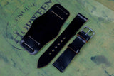 The House Of Straps | Horween Shell Cordovan Black Bund Strap