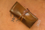 Horween Shell Cordovan Bourbon Dual Watch Pouch