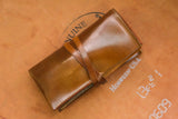 Horween Shell Cordovan Bourbon Dual Watch Pouch