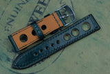 Horween Shell Cordovan Dark Green Rally Leather Watch Strap