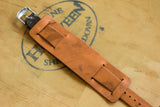 The House Of Straps | Horween Shell Cordovan Dark Cognac Newman Bund Strap