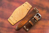 The House Of Straps | Horween Shell Cordovan Marbled Colour 8 Bund Strap