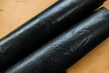 The House Of Straps | Horween Shell Cordovan Tumbled Black Hides