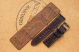 The House Of Straps | Horween Shell Cordovan Tumbled Colour 8 Newman Bund Strap