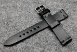 RM: Horween Chromexcel Black Unlined Leather Watch Strap (18/16)