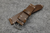 Horween Chromexcel Natural Side Stitch Leather Watch Strap