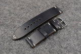 Horween Chromexcel Navy Side Stitch Leather Watch Strap
