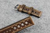 Horween Chromexcel Natural Racing Leather Watch Strap