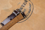 Horween Shell Cordovan Colour 6 Unlined Side Stitch Leather Watch Strap