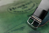 Horween Shell Cordovan Black Wide Pass Through Strap