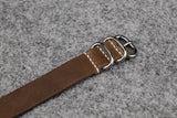 Horween Chromexcel Natural 3 Ring Pass Through Leather Strap
