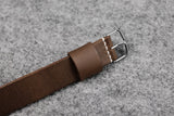 Horween Chromexcel Natural Wide Pass Through Leather Strap